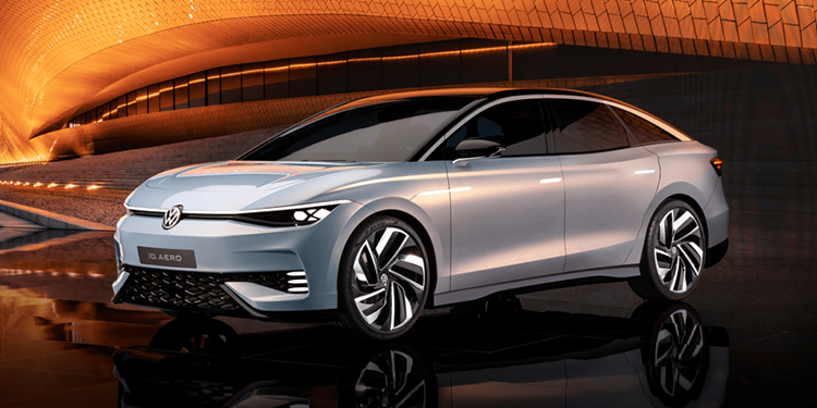 Volkswagen представи концептуален електрически седан ID.AERO с пробег 620 км
