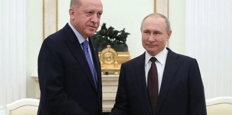 Путин и Ердоган преговарят в Москва