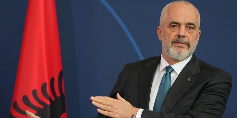 Албанският премиер с обръщение към македонците