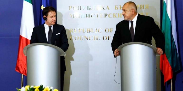 Борисов хвали индустрията ни на премиера на Италия