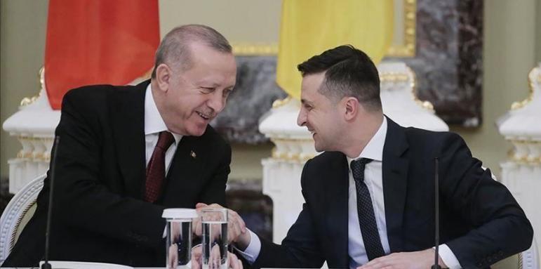 Ердоган се обади по телефона на Зеленски, обеща да се намеси