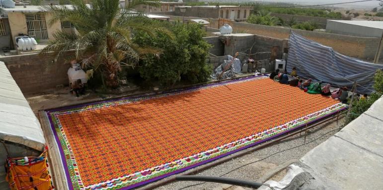 Изтъкаха най-големия в света килим, вижте го (СНИМКИ)