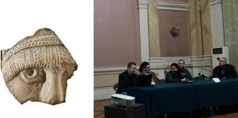 Теракотена маска на император намериха във Варна