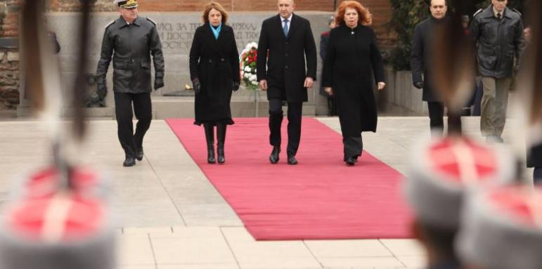 Президентът отдаде почит на загиналите за свободата