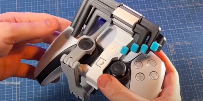 3D принтиран джойстик позволява да играем PS5 с една ръка