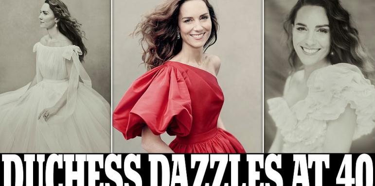 ЧРД! Кейт Мидълтън става на 40, позира с перлите на Даяна
