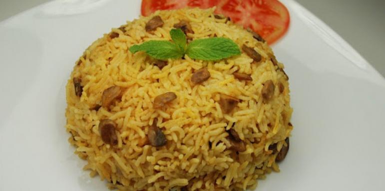 Гъби с ориз и куркума
