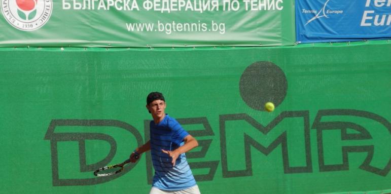 Александър Лазаров и Зиновия Ванева на полуфинал на Dema Cup
