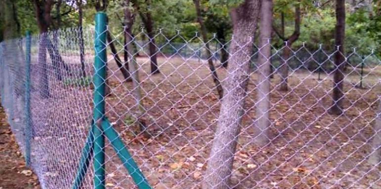 Частна ограда лъсна в Морската градина на Варна