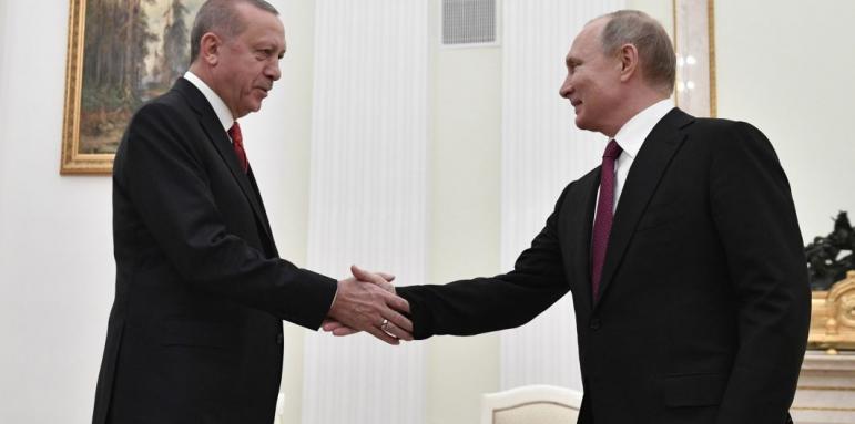 Путин нарече Ердоган "скъпи приятелю". Кое трогна руския президент?