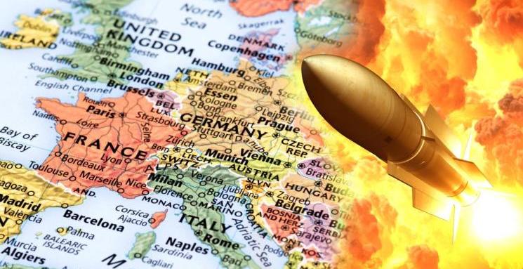Зловещо! Руска тв показа ядрен удар по Берлин, Париж и Лондон