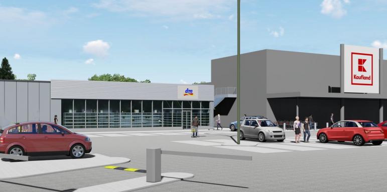 Kaufland и dm отварят първи външен обект в "Малинова долина"
