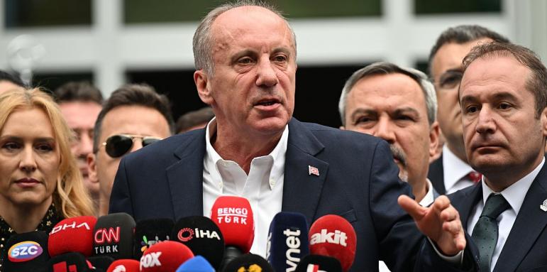Водещ кандидат за президент на Турция се оттегли от изборите