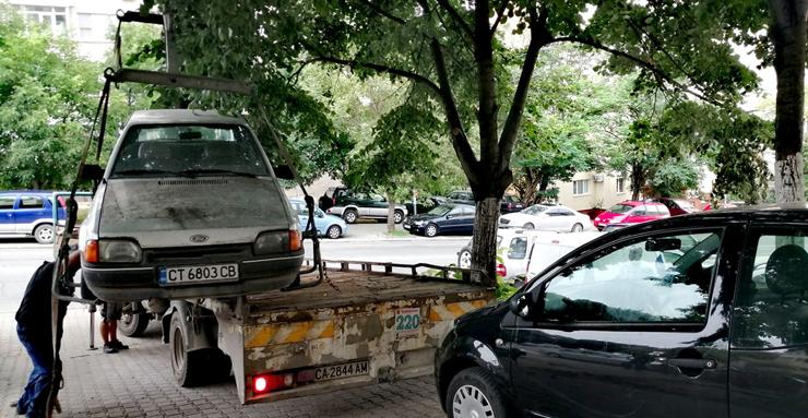 9 автомобила излезли от употреба бяха премахнати в Стара Загора