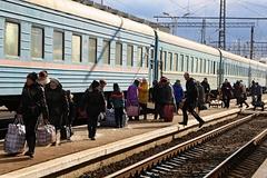 Първият влак с бежанци от Донбас пристигна във Воронеж
