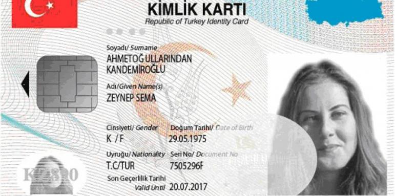 В турските лични карти има таен код, разкриващ родословието