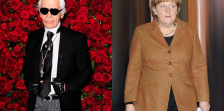 Лагерфелд нападна Меркел заради външния й вид