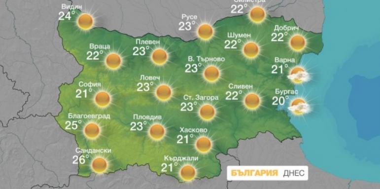 Слънчево начало на седмицата