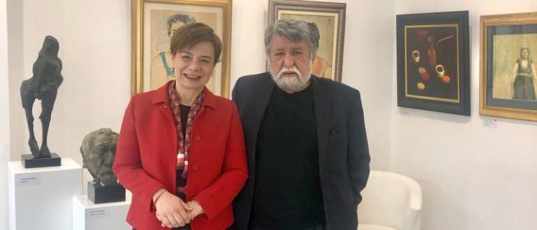 Турският посланик посети артгалерия Вежди