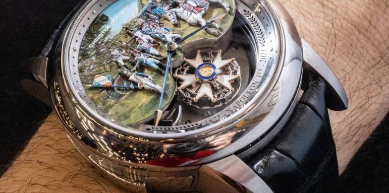 Ревю на швейцарския мъжки часовник Christophe Claret Napoleon Minute Repeater Tourbillon