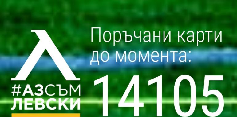"Аз съм Левски" стигна до 14 105 фенове