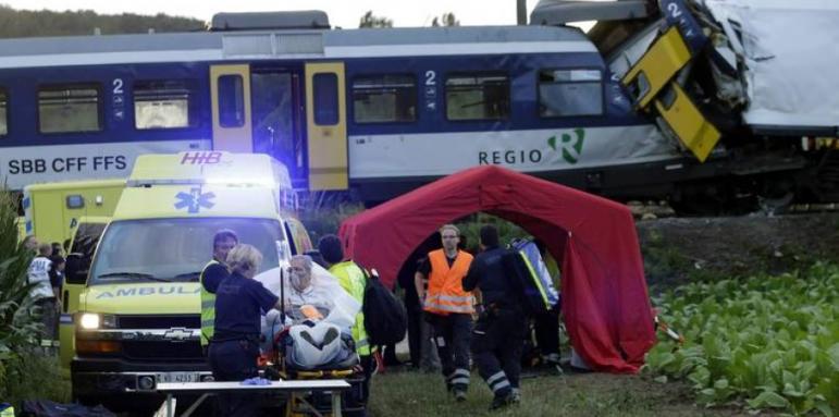 Машинист от влаковата катастрофа в Швейцария е открит мъртъв