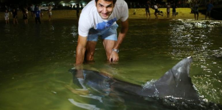 Федерер храни диви делфини