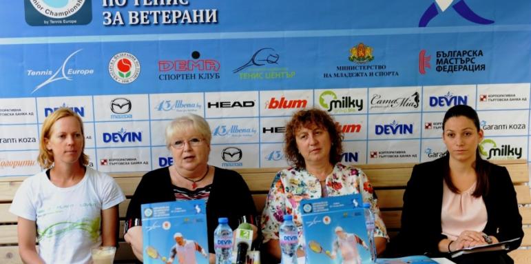 200 тенисисти идват в София на Европейското за ветерани