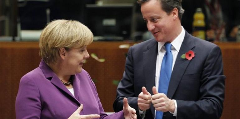 Меркел убеждава Камерън, че Лондон е нужен на ЕС