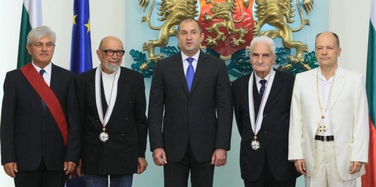Президентът награди четирима изтъкнати българи