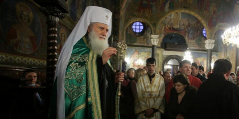 Патриарх Неофит на посещение в Москва