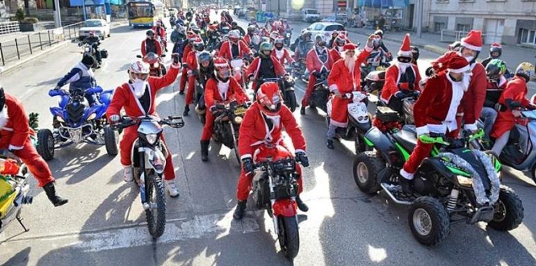 Мотористи стават Дядо Коледа за деца в неравностойно положение