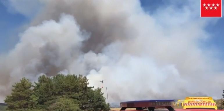 Огнен ад! Гасят пожари край Мадрид и Лисабон