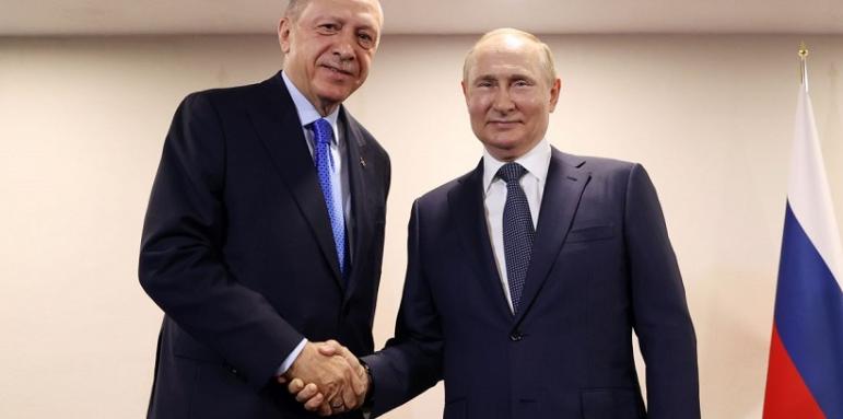 Путин благодари на Ердоган, за какво