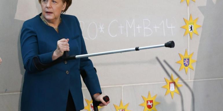 Неприятности за Меркел