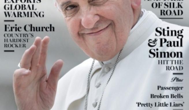 Папата на корицата на "Ролинг Стоун"